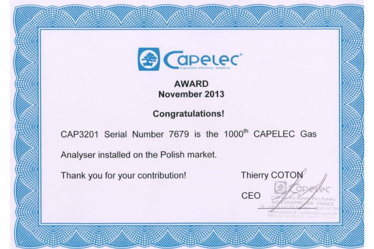 CAP3201 series | Success story in Poland