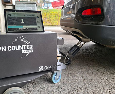 diesel exhaust PN counter