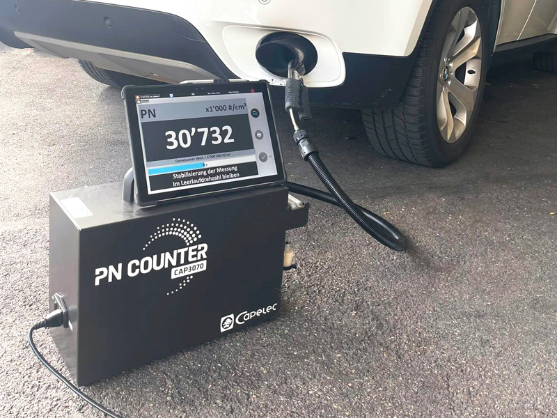 CAP3070 PN counter for particles testing