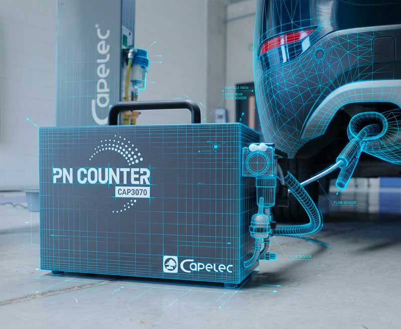 CAP3070 PN counter for particles testing
