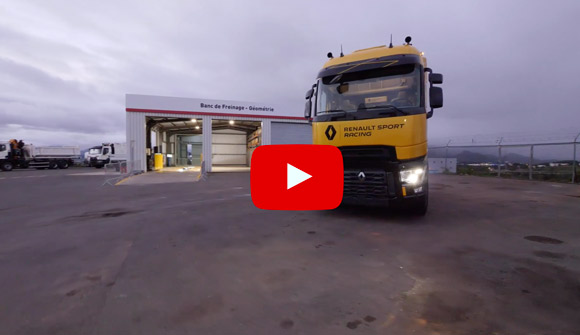 Capelec Bremsprüfstand für LKW bei Renault Trucks Ducos.