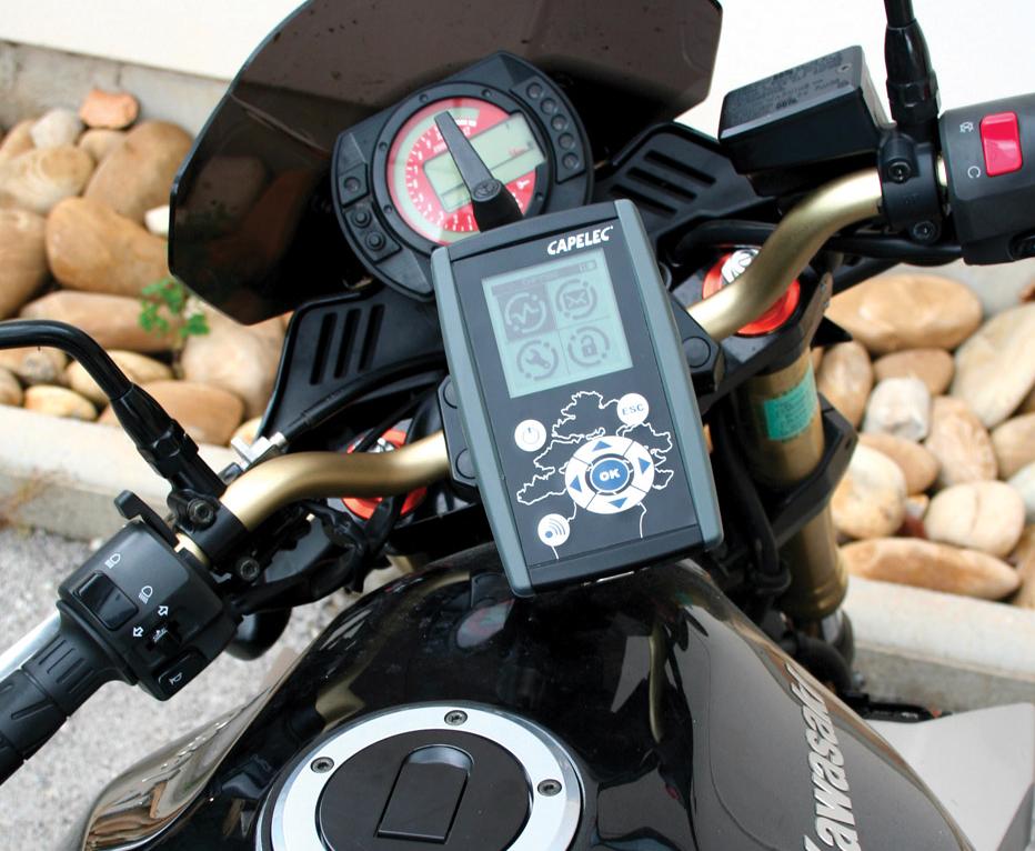 Capelec Tragbarer decelerometer  Motorrad 