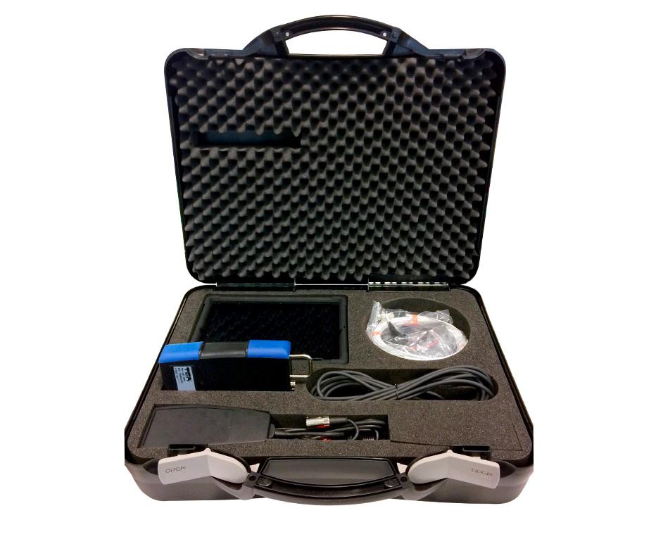 Capelec transportable opacimeter with tablet interface