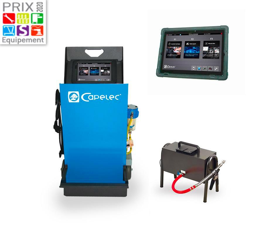analizador de gases y opacimetro con tableta Capelec