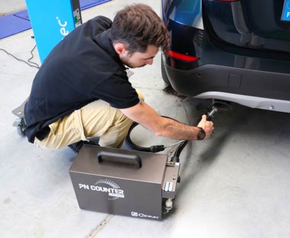 analyseur de particules controle technique